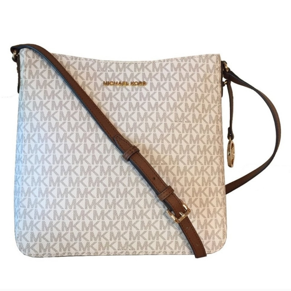 Michael Kors Jet Set Travel LG Messenger-Vanilla